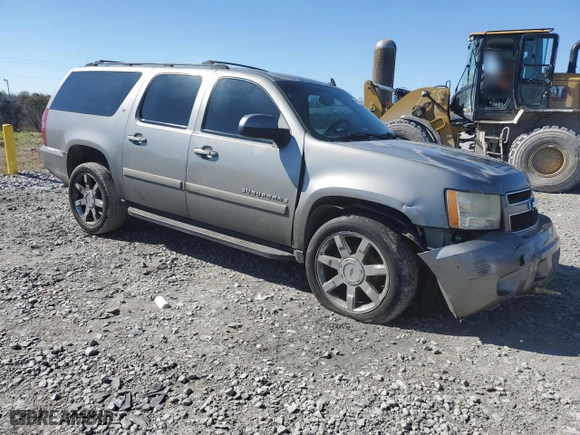 2007 Chevrolet Suburban LTZ with VIN 1GNFC16017J173519, listed as a Copart auction lot 45739615 with 0 mi miles and Salvage Title. Bid and sale history available at carsss.com. Image 4.