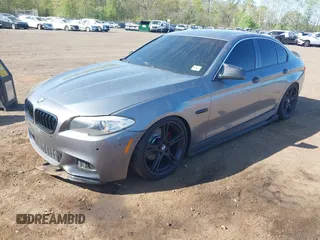 2011 BMW 5 Series 528i with VIN WBAFR1C51BC740751, listed as a IAAI auction lot 42143205 with 187,607 mi miles and . Bid and sale history available at carsss.com. Image 2.