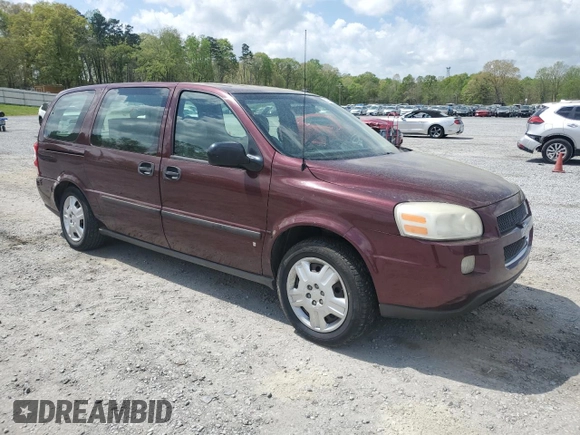2008 Chevrolet Uplander Cargo with VIN 1GBDV13178D153240, listed as a Copart auction lot 52016975 with 204,337 mi miles and Salvage Title. Bid and sale history available at carsss.com. Image 4.