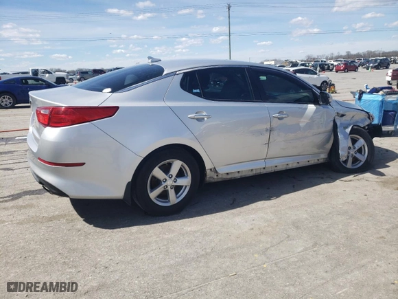 2015 Kia Optima LX with VIN 5XXGM4A7XFG361331, listed as a Copart auction lot 50352545 with 183,981 mi miles and Salvage Title. Bid and sale history available at carsss.com. Image 3.
