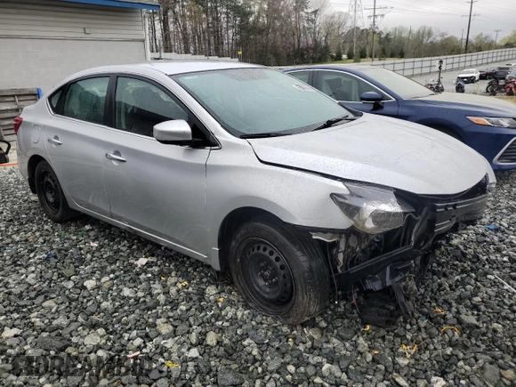 2019 Nissan Sentra S with VIN 3N1AB7AP8KY441549, listed as a Copart auction lot 51128985 with 57,333 mi miles and Clean Title. Bid and sale history available at DreamBid. Image 4.