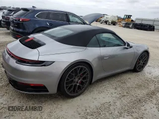 2024 Porsche 911 Carrera S with VIN WP0CB2A90RS245379, listed as a Copart auction lot 74399684 with 1,465 mi miles and Non Repairable. Bid and sale history available at carsss.com. Image 3.