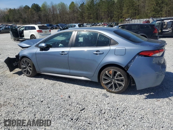 2020 Toyota Corolla SE with VIN 5YFS4RCE2LP040065, listed as a Copart auction lot 50591115 with 55,033 mi miles and Salvage Title. Bid and sale history available at DreamBid. Image 2.