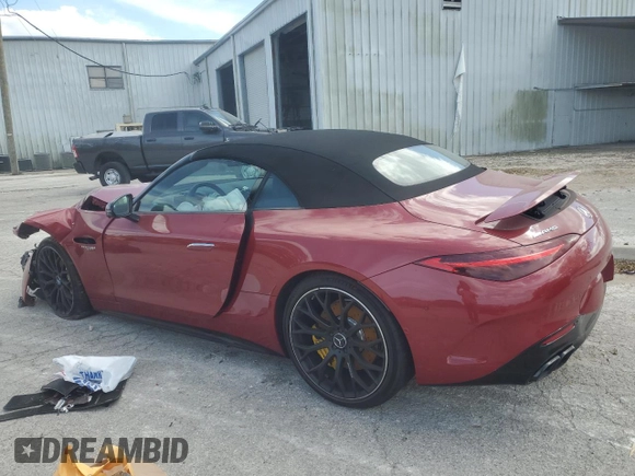 2022 Mercedes-Benz SL 63 AMG z VIN W1KVK8BB2NF007247, wystawiony jako Copart lot #74888264 z przebiegiem Nie podano mil oraz Szkoda całkowita • Salvage title. Historia ofert i sprzedaży dostępna na DreamBid. Obrazek 2.