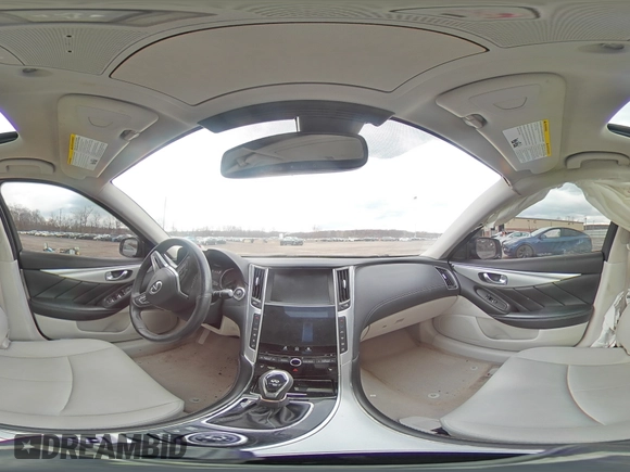 2019 Infiniti Q50 Luxe с VIN JN1EV7AR8KM594199, выставлен на аукционе Copart как лот 53190725 с пробегом 82 879 миль миль и Списание • Salvage title. История ставок и продаж доступна на DreamBid. Изображение 13.
