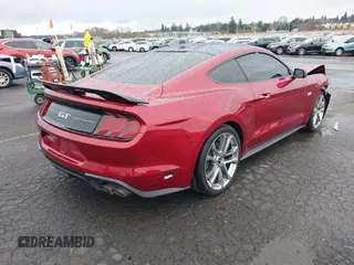 2019 Ford Mustang GT with VIN 1FA6P8CF8K5172826, listed as a IAAI auction lot 41711529 with 41,184 mi miles. Bid and sale history available at carsss.com. Image 4.
