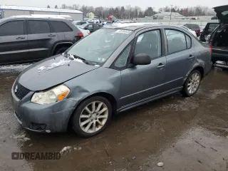 2009 Suzuki SX4 Man Sport FWD with VIN JS2YC414096203649, listed as a Copart auction lot 45156535 with 192,360 mi miles and Salvage Title. Bid and sale history available at carsss.com. Image 1.