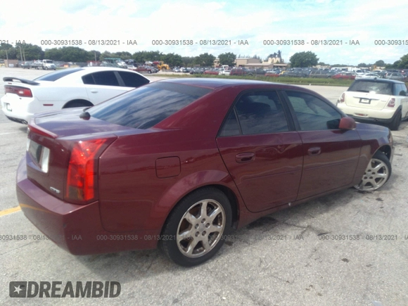 2003 Cadillac CTS with VIN 1G6DM57N230160649, listed as a IAAI auction lot 41696449 with 134,939 mi miles. Bid and sale history available at carsss.com. Image 4.