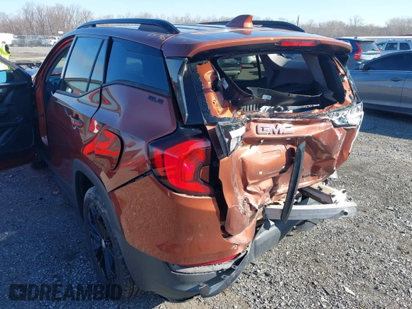 2019 GMC Terrain SLE with VIN 3GKALTEV5KL317283, listed as a IAAI auction lot 41639956 with 52,658 mi miles. Bid and sale history available at carsss.com. Image 6.