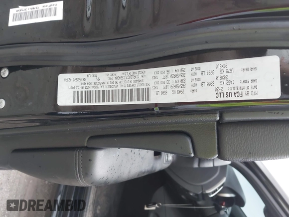 2020 Jeep Grand Cherokee Laredo E with VIN 1C4RJEAG7LC324904, listed as a IAAI auction lot 42600961 with 93,444 mi miles and . Bid and sale history available at DreamBid. Image 9.