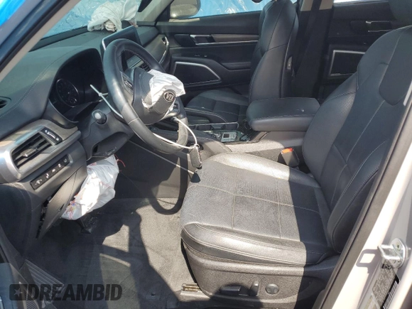 2021 Kia Telluride EX with VIN 5XYP3DHC9MG180672, listed as a Copart auction lot 52306225 with 60,742 mi miles and Non Repairable. Bid and sale history available at DreamBid. Image 7.