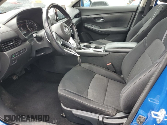 2021 Nissan Sentra SV with VIN 3N1AB8CV0MY216370, listed as a Copart auction lot 62874555 with 97,230 mi miles and Non repairable. Bid and sale history available at DreamBid. Image 7.