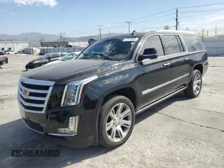 2019 Cadillac Escalade ESV Premium Luxury z VIN 1GYS4JKJ3KR112440, wystawiony jako Copart lot #47243925 z przebiegiem 129 972 mil mil oraz Szkoda całkowita • Salvage title. Historia ofert i sprzedaży dostępna na DreamBid. Obrazek 1.