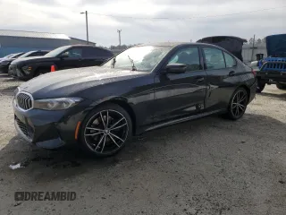 2024 BMW 3 Series 330i xDrive with VIN 3MW89FF01R8E65583, listed as a Copart auction lot 48763635 with 17,279 mi miles and Clean Title. Bid and sale history available at carsss.com. Image 1.
