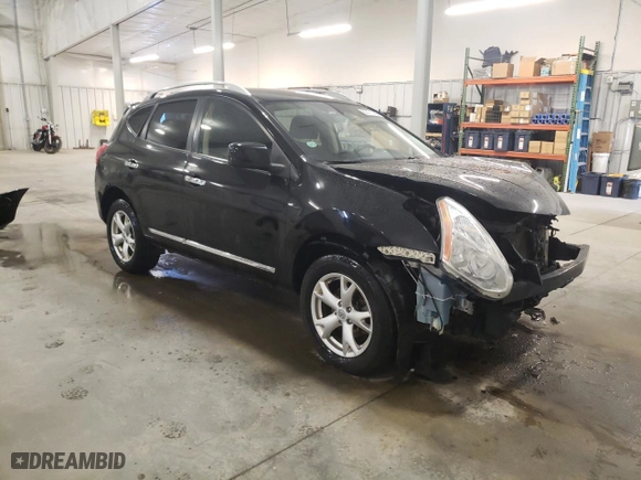 2011 Nissan Rogue SV with VIN JN8AS5MV6BW684266, listed as a Copart auction lot 50171745 with 119,872 mi miles and Salvage Title. Bid and sale history available at carsss.com. Image 4.