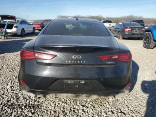 2021 Infiniti Q60 Red Sport 400 with VIN JN1FV7LK1MM530447, listed as a Copart auction lot 47281115 with 37,675 mi miles and Salvage title. Bid and sale history available at DreamBid. Image 6.