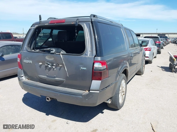 2011 Ford Expedition EL Limited with VIN 1FMJK1K52BEF36186, listed as a IAAI auction lot 41812788 with 1 mi miles. Bid and sale history available at carsss.com. Image 4.