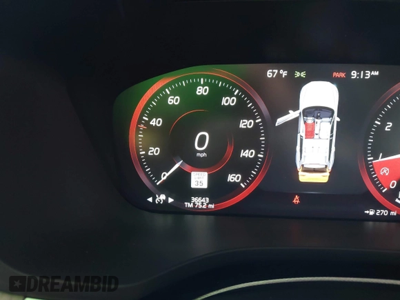2021 Volvo XC60 Inscription with VIN YV4102RL9M1694746, listed as a IAAI auction lot 42383984 with 36,643 mi miles and . Bid and sale history available at DreamBid. Image 16.
