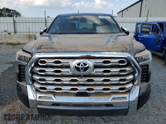 2024 Toyota Tundra 1794 Edition with VIN 5TFMC5DBXRX063757, listed as a Copart auction lot 74840034 with Not provided miles and Salvage title. Bid and sale history available at DreamBid. Image 5.