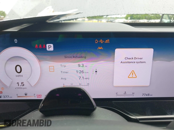 2025 Genesis GV80 Standard z VIN KMUHFESB7SU241172, wystawiony jako IAAI lot #42208893 z przebiegiem 7748 mil mil oraz . Historia ofert i sprzedaży dostępna na DreamBid. Obrazek 7.