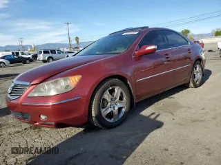 2006 Acura RL with VIN JH4KB165X6C002484, listed as a Copart auction lot 45791655 with 161,365 mi miles and Salvage Title. Bid and sale history available at DreamBid. Image 1.