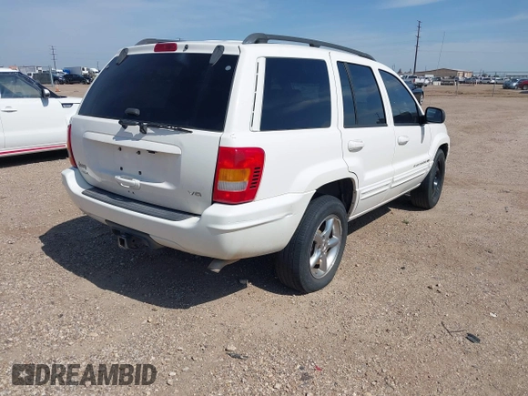 2002 Jeep Grand Cherokee Limited с VIN 1J4GW58NX2C133709, выставлен на аукционе IAAI как лот 42398637 с пробегом 226 149 миль миль и . История ставок и продаж доступна на DreamBid. Изображение 4.