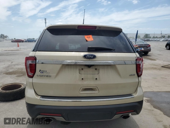2018 Ford Explorer Limited with VIN 1FM5K8F88JGB86452, listed as a Copart auction lot 54562565 with Not Provided miles and Salvage Title. Bid and sale history available at carsss.com. Image 6.
