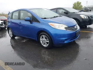 2014 Nissan Note SV with VIN 3N1CE2CP7EL376582, listed as a IAAI auction lot 42058083 with 135,411 mi miles and . Bid and sale history available at DreamBid. Image 1.