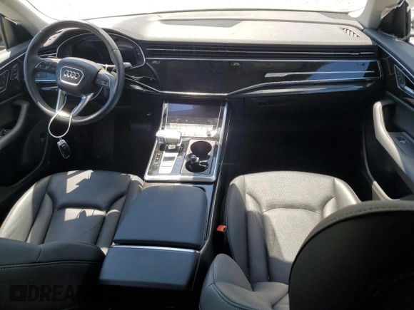 2021 Audi Q8 Premium Plus with VIN WA1BVAF10MD034366, listed as a Copart auction lot 59676554 with 50,640 mi miles and Salvage Title. Bid and sale history available at carsss.com. Image 8.