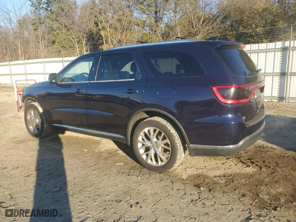 2014 Dodge Durango Limited with VIN 1C4RDJDG0EC592532, listed as a Copart auction lot 89161945 with 113,102 mi miles and Salvage Title. Bid and sale history available at carsss.com. Image 2.