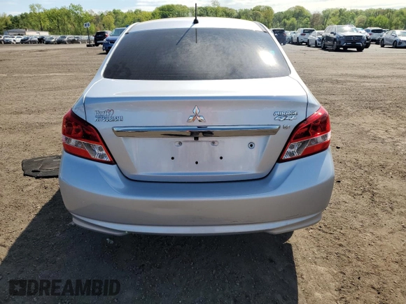 2019 Mitsubishi Mirage SE z VIN ML32F4FJ2KHF10441, wystawiony jako Copart lot #55846045 z przebiegiem 82 624 mil mil oraz Szkoda całkowita • Salvage title. Historia ofert i sprzedaży dostępna na DreamBid. Obrazek 6.
