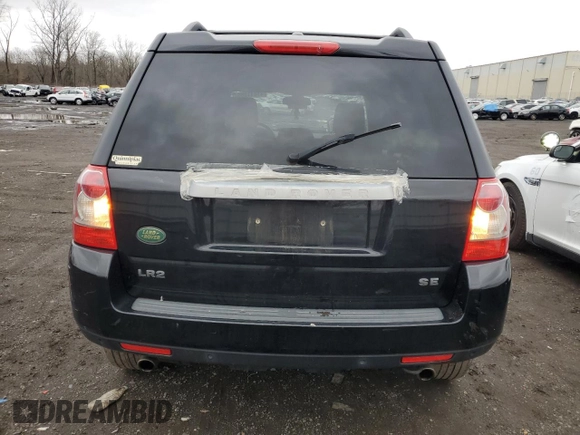 2008 Land Rover LR2 SE with VIN SALFS24NX8H051128, listed as a Copart auction lot 47811055 with 149,586 mi miles and Salvage title. Bid and sale history available at DreamBid. Image 6.