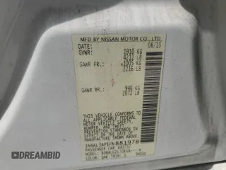 2015 Nissan Altima S with VIN 1N4AL3AP1FN881978, listed as a Copart auction lot 54933985 with 133,264 mi miles and Salvage Title. Bid and sale history available at carsss.com. Image 12.