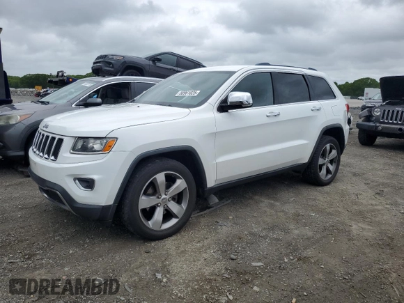 2014 Jeep Grand Cherokee Limited z VIN 1C4RJFBG0EC102776, wystawiony jako Copart lot #58961025 z przebiegiem 187 356 mil mil oraz Czysty tytuł • Clean title. Historia ofert i sprzedaży dostępna na DreamBid. Obrazek 1.
