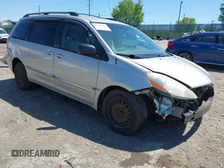 2007 Toyota Sienna CE with VIN 5TDZK23C97S006616, listed as a IAAI auction lot 42128854 with 234,985 mi miles and . Bid and sale history available at DreamBid. Image 1.