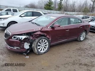 2015 Buick LaCrosse Leather with VIN 1G4GB5G32FF225558, listed as a Copart auction lot 81474294 with 155,832 mi miles and Salvage Title. Bid and sale history available at carsss.com. Image 1.