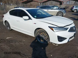 2021 Acura ILX w/Premium/A-SPEC Package with VIN 19UDE2F81MA000652, listed as a IAAI auction lot 41477371 with 19,936 mi miles. Bid and sale history available at carsss.com. Image 1.