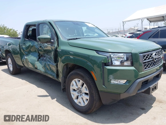 2024 Nissan Frontier SV with VIN 1N6ED1FJ5RN660774, listed as a IAAI auction lot 42450597 with 13,284 mi miles and . Bid and sale history available at DreamBid. Image 1.