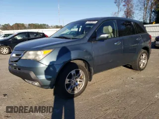 2007 Acura MDX Tech Pkg with VIN 2HNYD28327H518595, listed as a Copart auction lot 45097715 with 131,164 mi miles and Salvage Title. Bid and sale history available at carsss.com. Image 1.