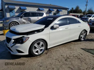 2016 Mercedes-Benz CLA 250 with VIN WDDSJ4EBXGN293738, listed as a Copart auction lot 89341895 with 57,279 mi miles and Salvage Title. Bid and sale history available at DreamBid. Image 1.