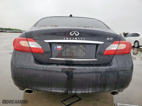 2012 Infiniti M37 with VIN JN1BY1AP7CM332830, listed as a Copart auction lot 51805935 with 189,251 mi miles and Salvage Title. Bid and sale history available at carsss.com. Image 6.