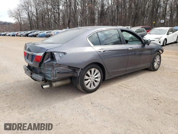 2013 Honda Accord EX-L with VIN 1HGCR2F8XDA170363, listed as a Copart auction lot 50372295 with 111,213 mi miles and Salvage Title. Bid and sale history available at DreamBid. Image 3.