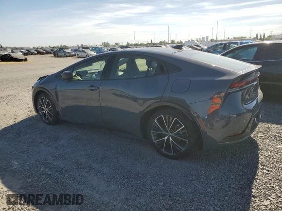 2023 Toyota Prius LE with VIN JTDADABU6P3004738, listed as a Copart auction lot 55495865 with Not Provided miles and Clean Title. Bid and sale history available at DreamBid. Image 2.