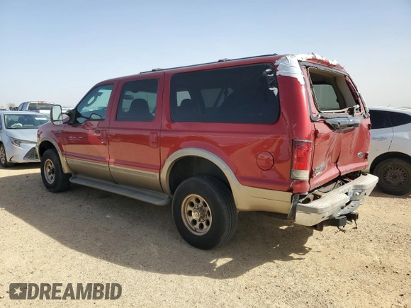 2003 Ford Excursion z VIN 1FMSU45F53EA92386, wystawiony jako Copart lot #47809505 z przebiegiem 147 603 mil mil oraz Szkoda całkowita • Salvage title. Historia ofert i sprzedaży dostępna na DreamBid. Obrazek 2.
