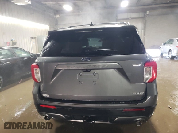 2023 Ford Explorer XLT with VIN 1FMSK8DH2PGA99063, listed as a Copart auction lot 48875855 with 50,106 mi miles and Salvage Title. Bid and sale history available at carsss.com. Image 6.