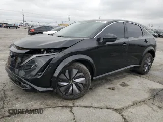 2023 Nissan ARIYA Venture+ with VIN JN1BF0AA3PM411476, listed as a Copart auction lot 44425935 with 30,077 mi miles and Salvage Title. Bid and sale history available at carsss.com. Image 1.