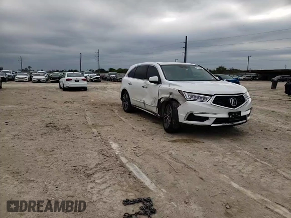 2020 Acura MDX w/Technology Pkg with VIN 5J8YD4H53LL052628, listed as a Copart auction lot 45430543 with 10,912 mi miles. Bid and sale history available at carsss.com. Image 12.