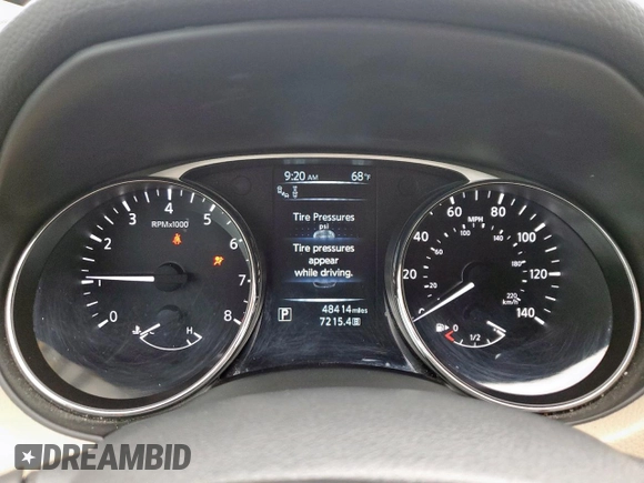 2016 Nissan Rogue SL with VIN 5N1AT2MT9GC821596, listed as a Copart auction lot 54309875 with 48,414 mi miles and Salvage Title. Bid and sale history available at DreamBid. Image 9.