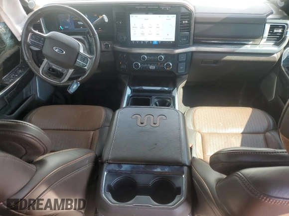 2023 Ford F-350 XL with VIN 1FT8W3BM8PEC75180, listed as a Copart auction lot 66395725 with 110,294 mi miles and Salvage title. Bid and sale history available at DreamBid. Image 8.