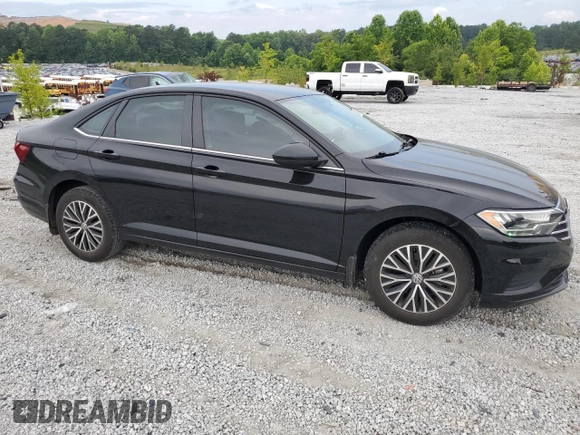 2021 Volkswagen Jetta S with VIN 3VWC57BU8MM068408, listed as a Copart auction lot 59475675 with 25,349 mi miles and Salvage title. Bid and sale history available at DreamBid. Image 4.